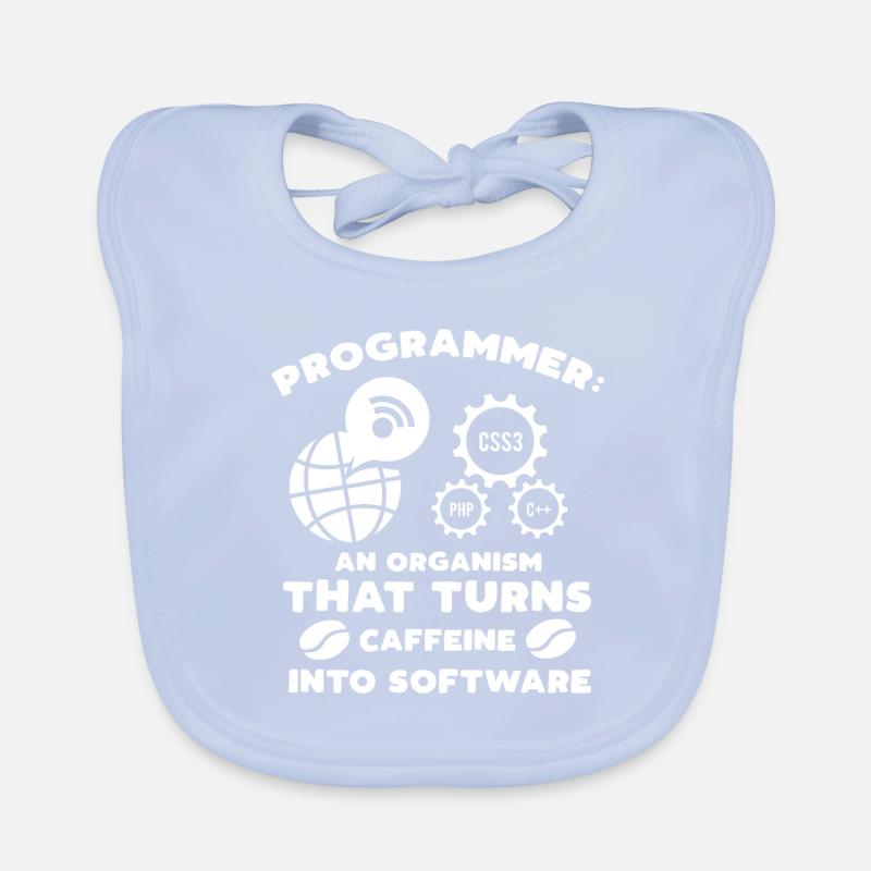 Programmer Coffee Baby Bio-Lätzchen