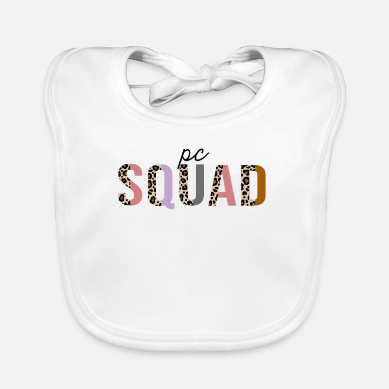 Patient Concierge Squad Leopard Print Drôle Bavoir bio Bébé