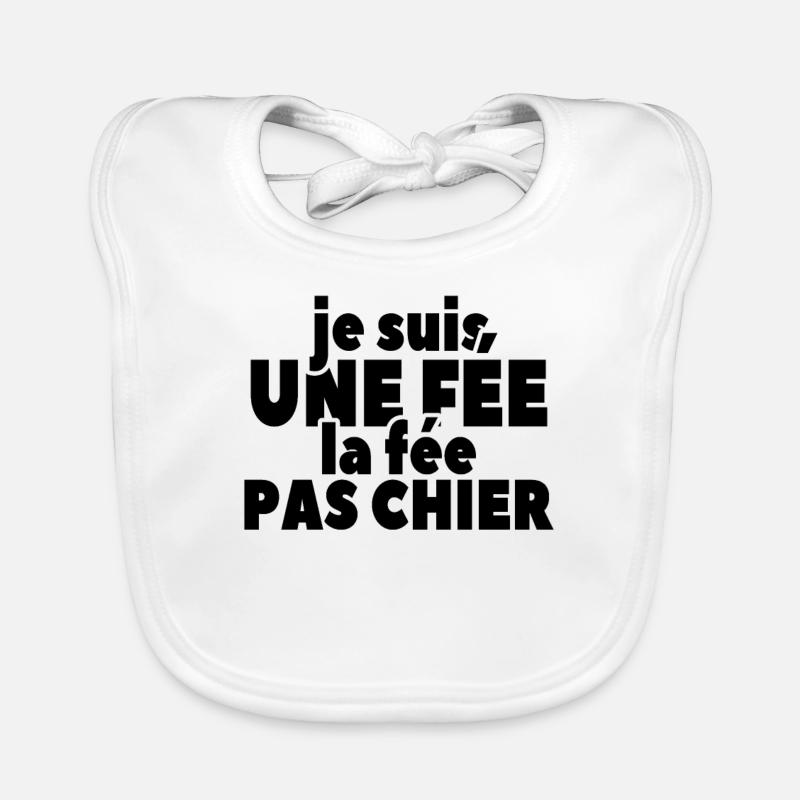 Je Suis Une Fée La Fée Pas Chier Bavoir bio Bébé
