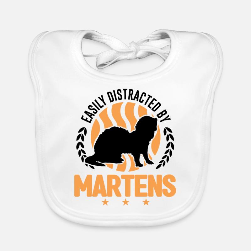 Easily distracted by Martens Marder Organic Baby Bibs