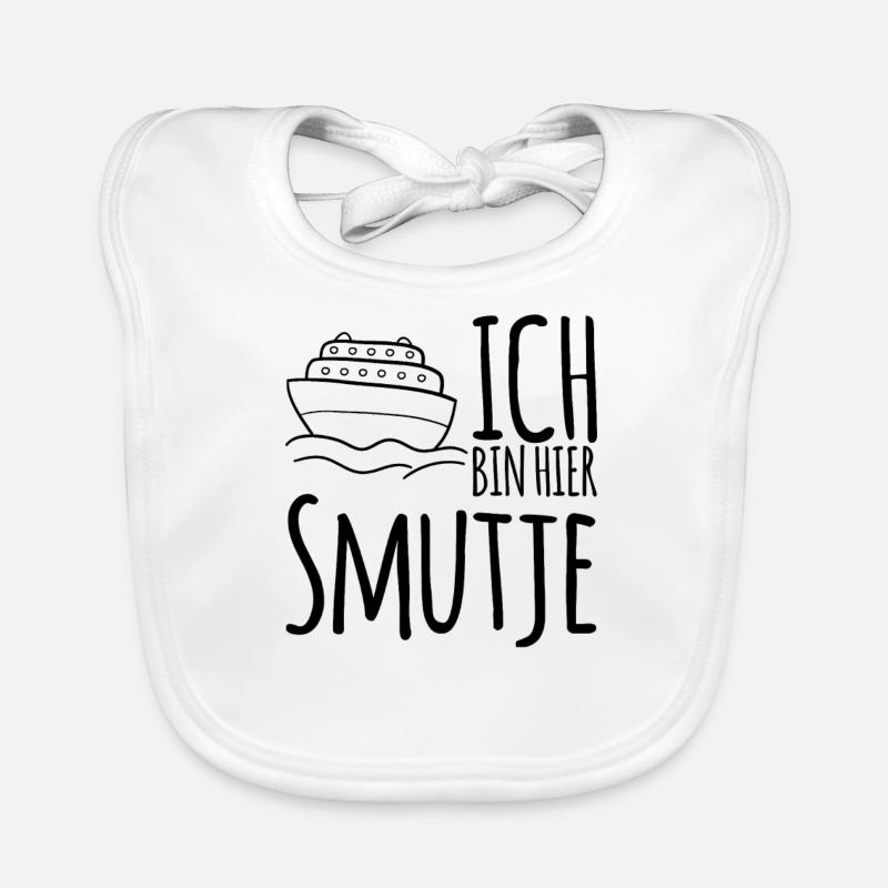Ich bin hier Smutje Baby Bio-Lätzchen