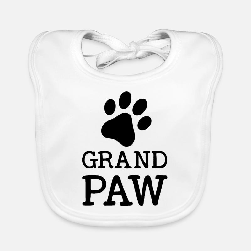 Large paw Organic Baby Bibs