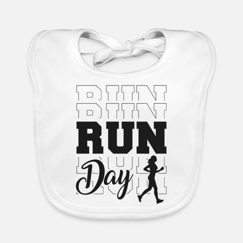 Running Runner Semi-Marathon Bavoir bio Bébé
