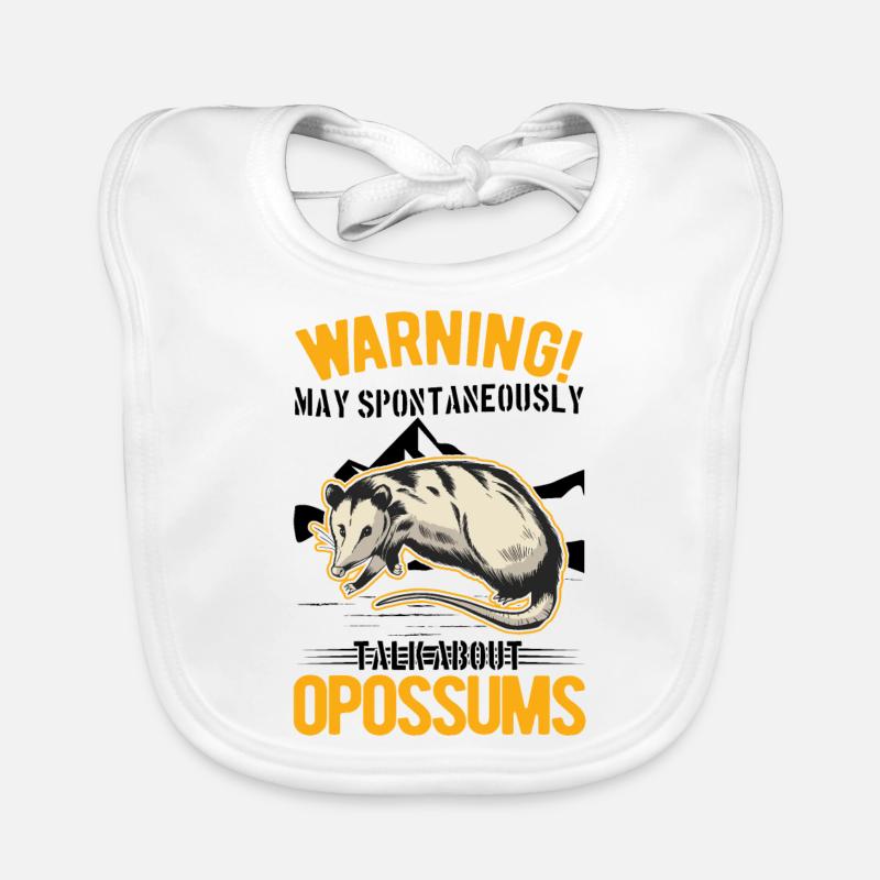 Opossum Geschenk Possum Beutelratte Baby Bio-Lätzchen