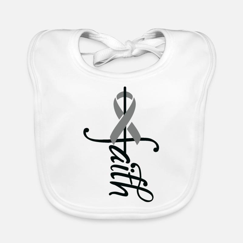 Band Asthma Awareness Organic Baby Bibs