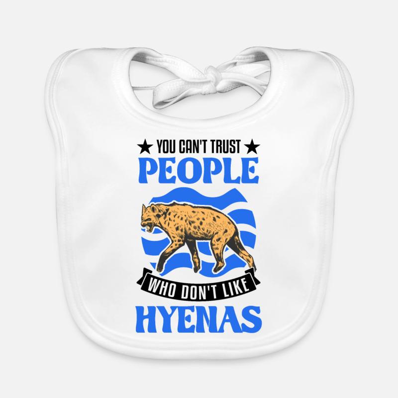 Hyäne Geschenk Erdwolf Hyena Baby Bio-Lätzchen