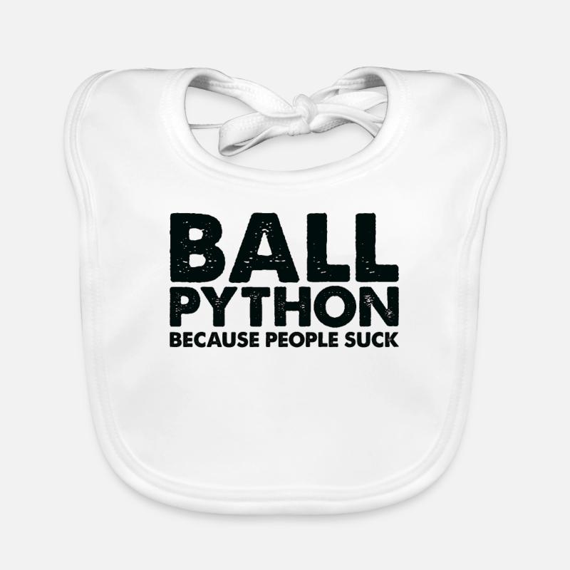 People suck king python snake Organic Baby Bibs