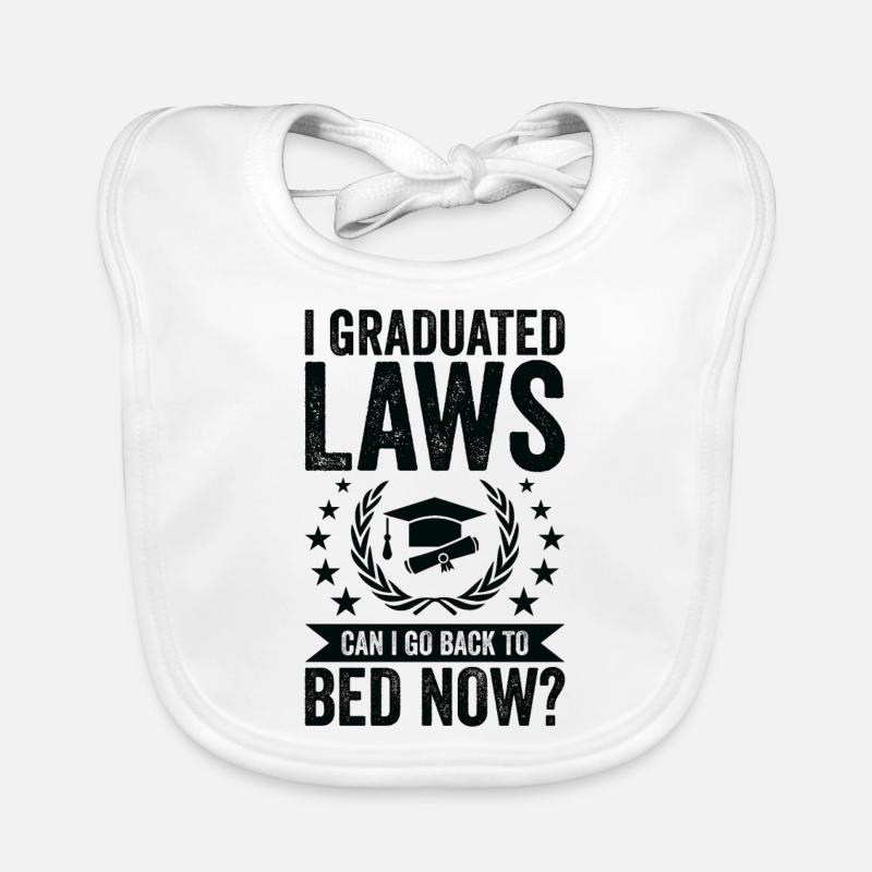 I studied law Organic Baby Bibs