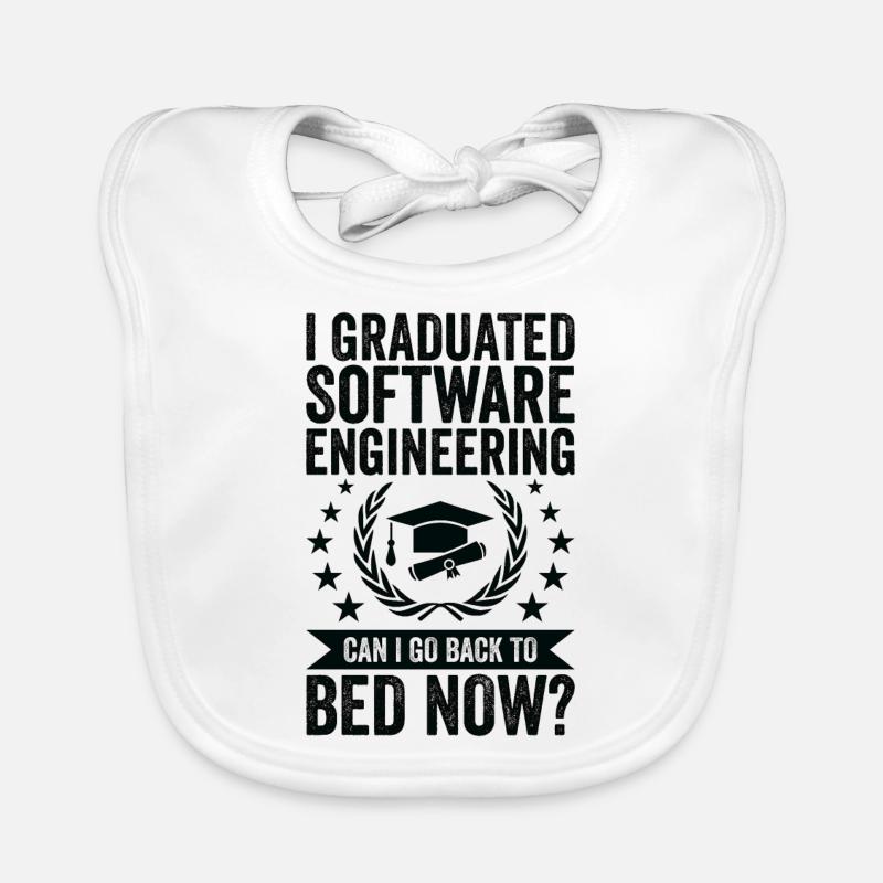 Ich Habe Software Engineering Abgeschlossen Baby Bio-Lätzchen