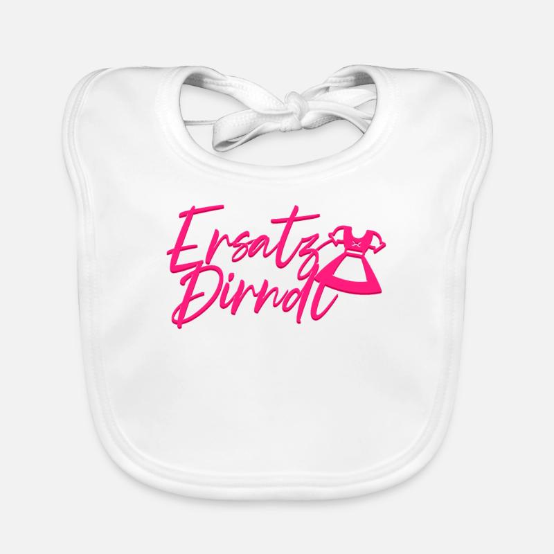 Ersatz Dirndl Baby Bio-Lätzchen
