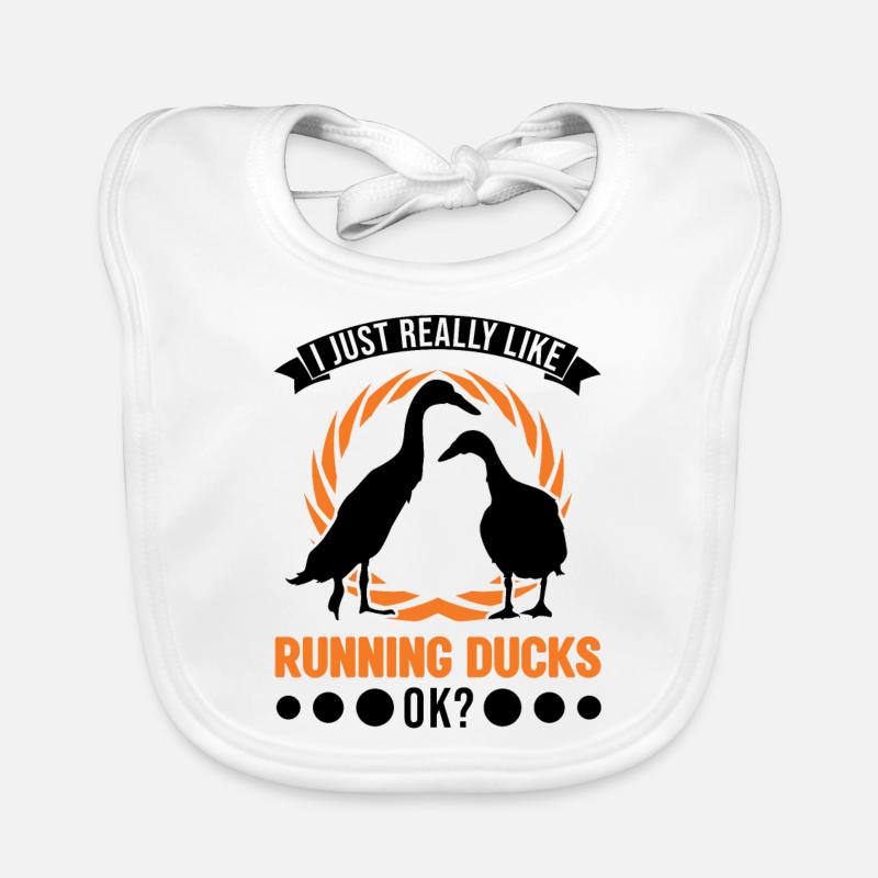 I just really like Running Ducks, ok Laufente Baby Bio-Lätzchen
