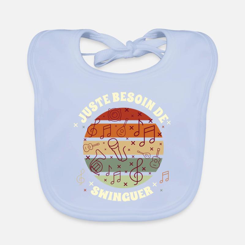Juste besoin de swinguer Bavoir bio Bébé