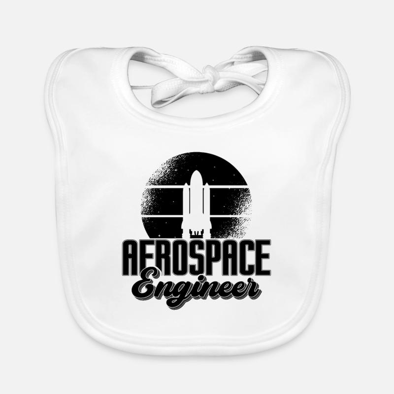 Ingénieur aérospatial Rocket Space Engineering Bavoir bio Bébé