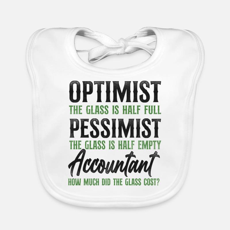 Accountant Bookkeeper Accounting Organic Baby Bibs