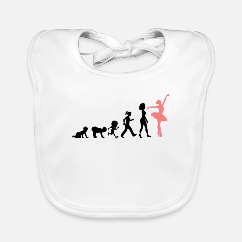 Danse Classique Evolution Idée Cadeau Danseuses Bavoir bio Bébé