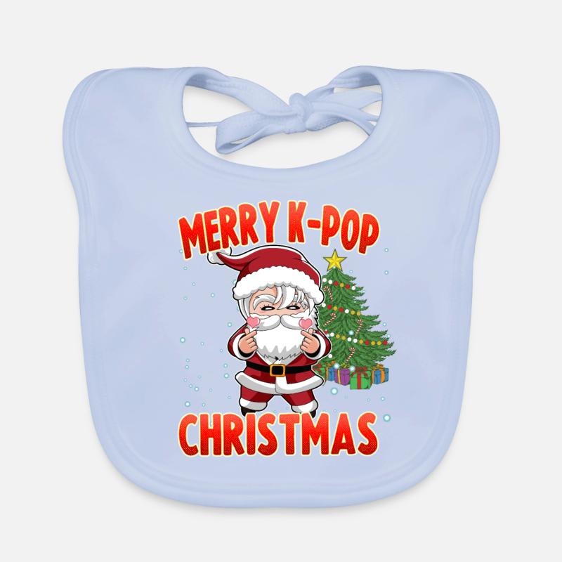 Teens K-Pop Design Weihnachten Baby Bio-Lätzchen