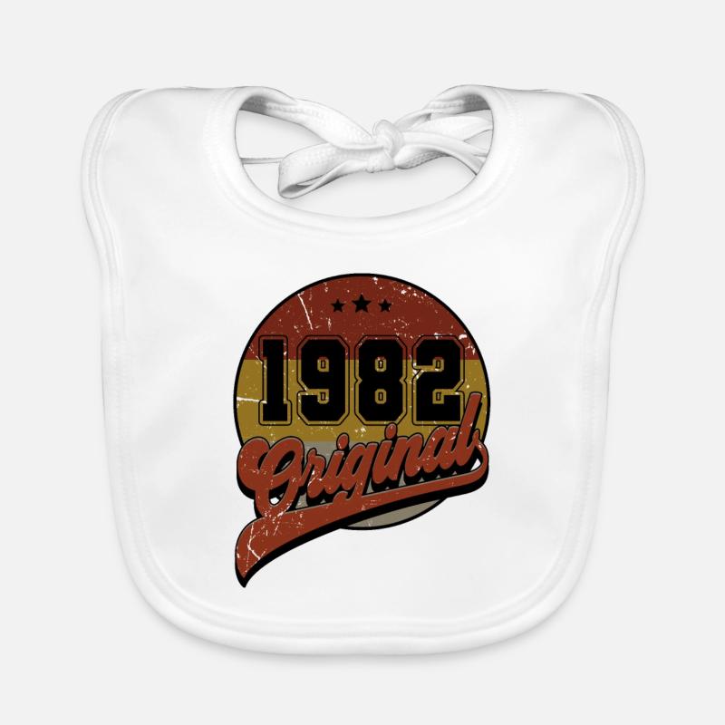 1982 Geburtstag Baby Bio-Lätzchen