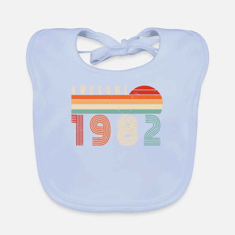 1982 Geburtstag Baby Bio-Lätzchen