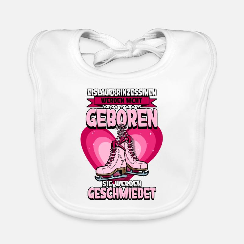 Eislaufen Baby Bio-Lätzchen