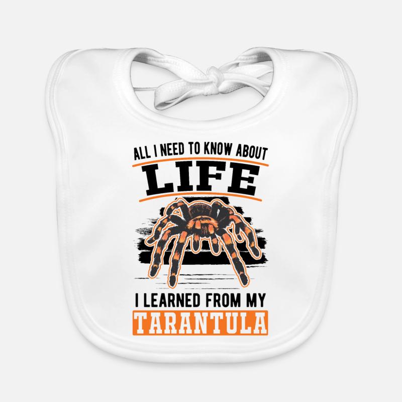 Tarantel Spinne Tarantula Baby Bio-Lätzchen