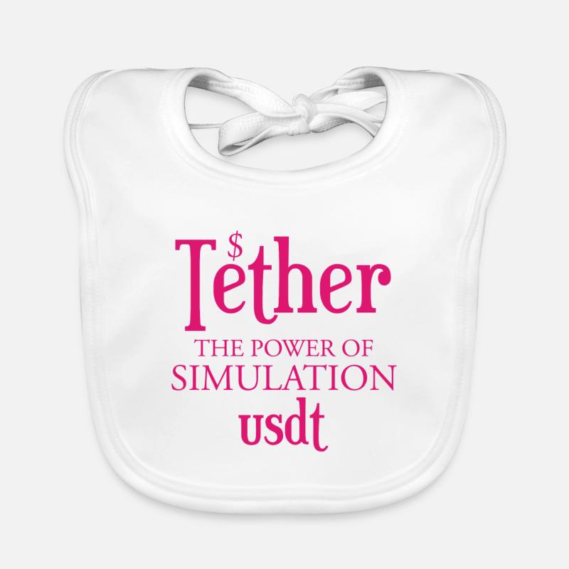 tether the power of simulation Organic Baby Bibs