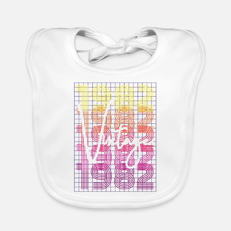 1982 Geburtstag Baby Bio-Lätzchen