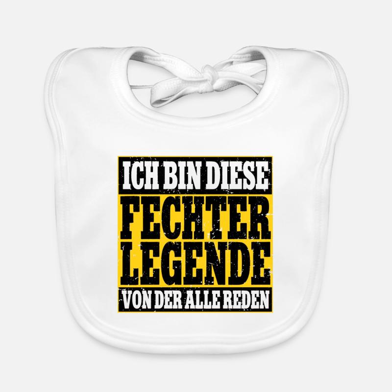 Fechten Baby Bio-Lätzchen