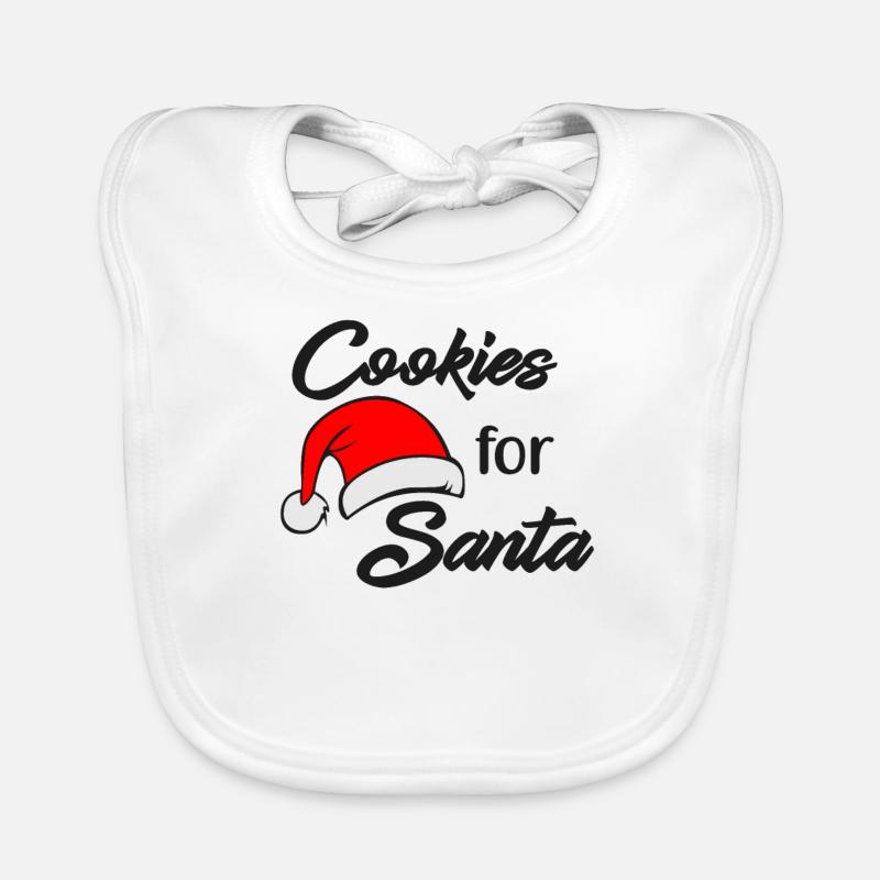 Cookies pour le Père Noël Norwegian Pattern Bavoir bio Bébé
