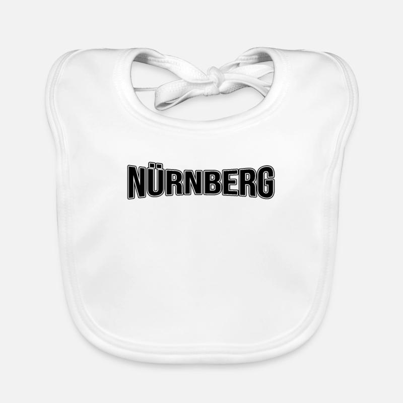 Nürnberg - Baby Bio-Lätzchen - Weiß