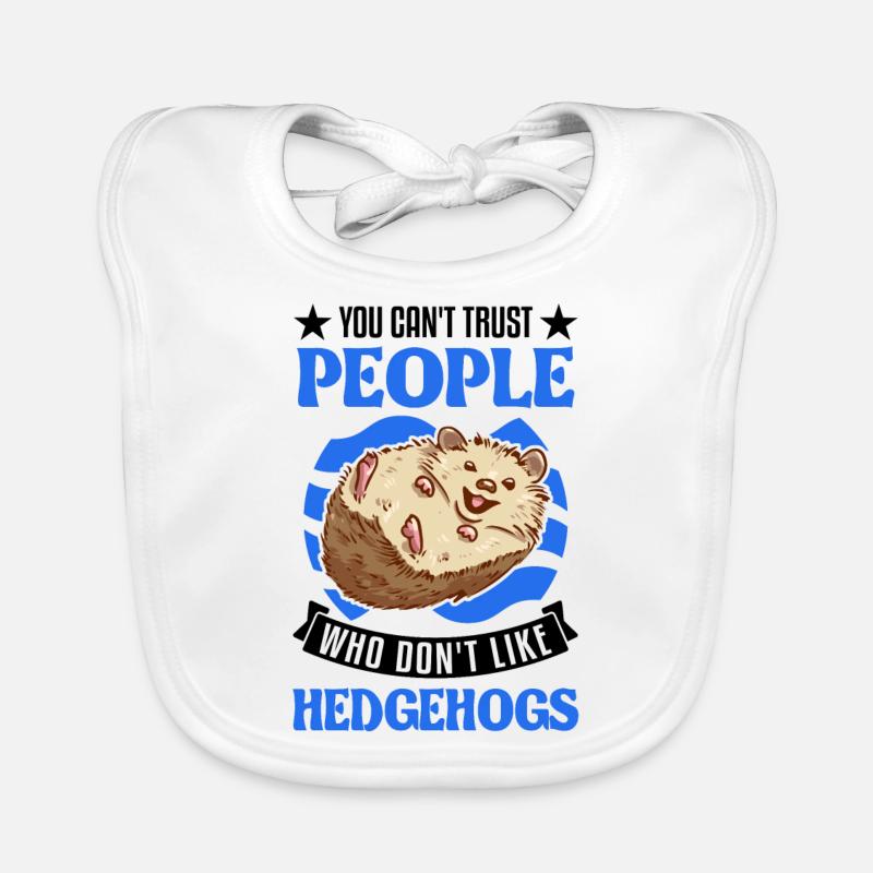 Igel Geschenk Stacheligel Baby Bio-Lätzchen