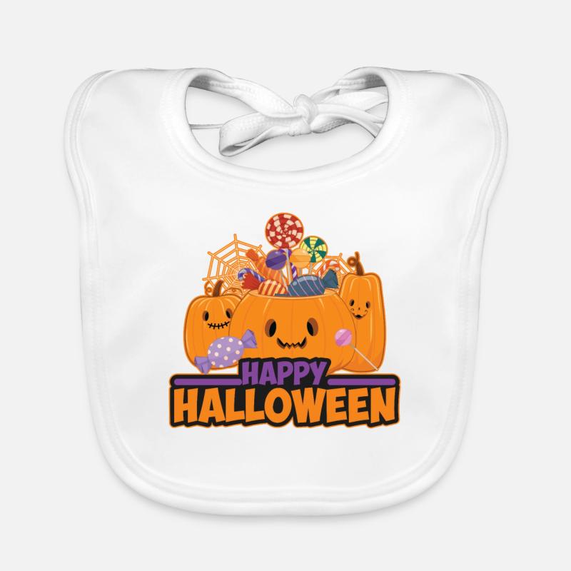 Halloween Baby Bio-Lätzchen