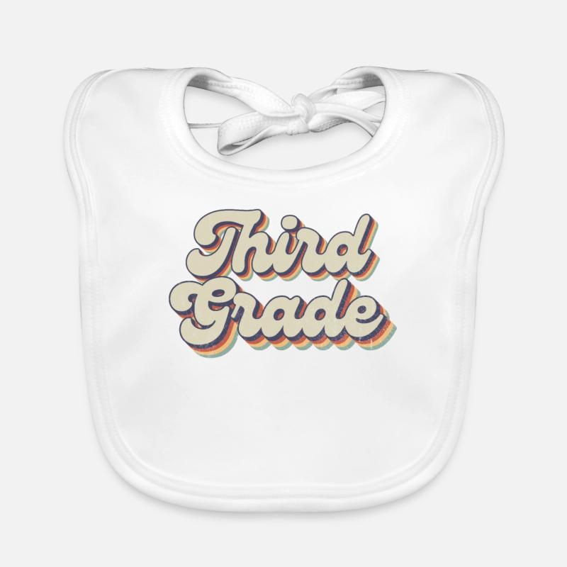 Boho Rainbow - Third Grade Teacher Organic Baby Bibs