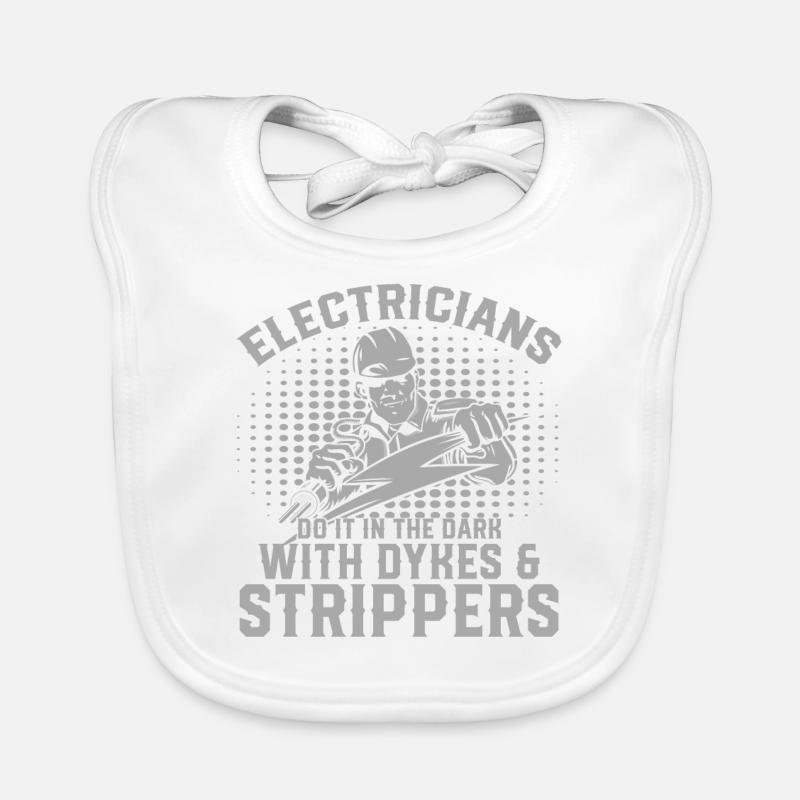 Elektriker Baby Bio-Lätzchen