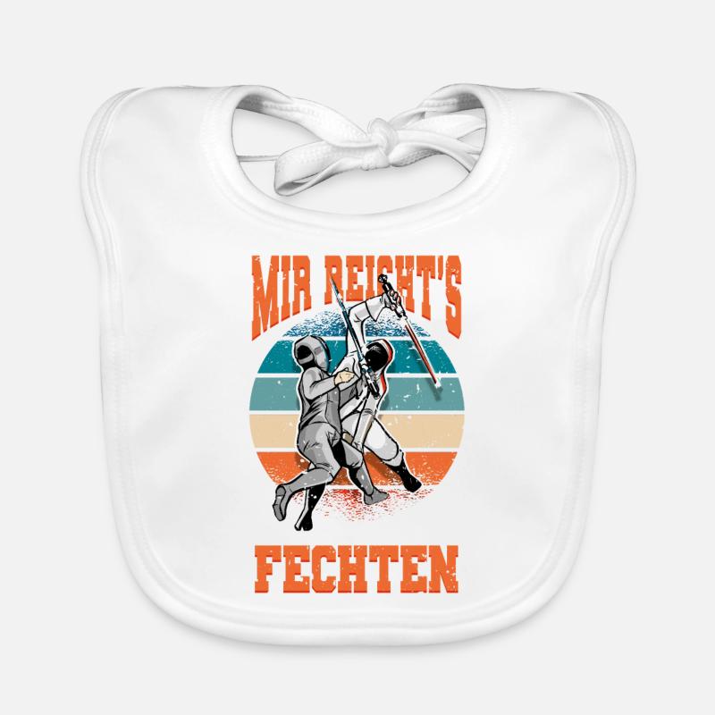 Fechten Baby Bio-Lätzchen