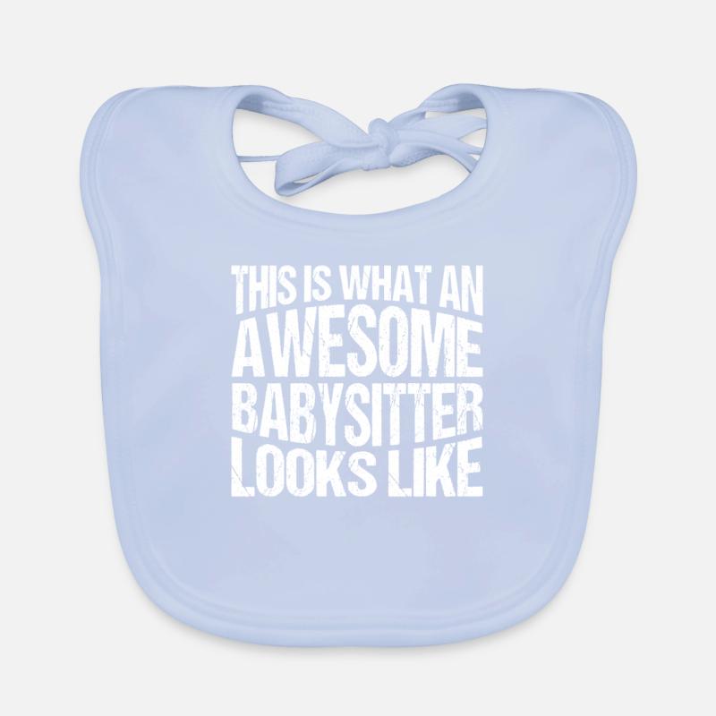 Babysitter Geschenk Babysitting Bester Babysitter Baby Bio-Lätzchen