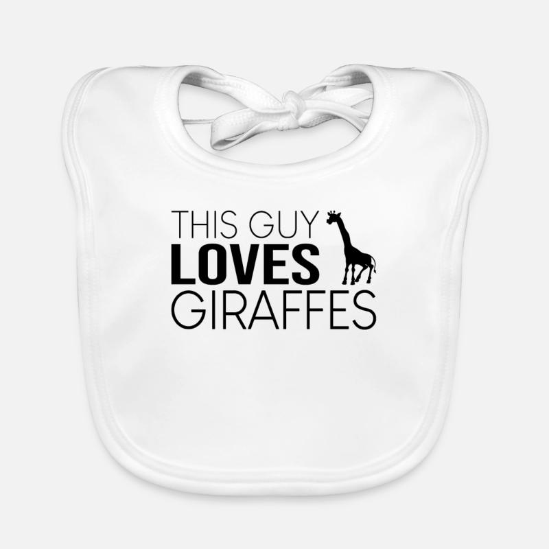 Type Girafe Saying Bavoir bio Bébé