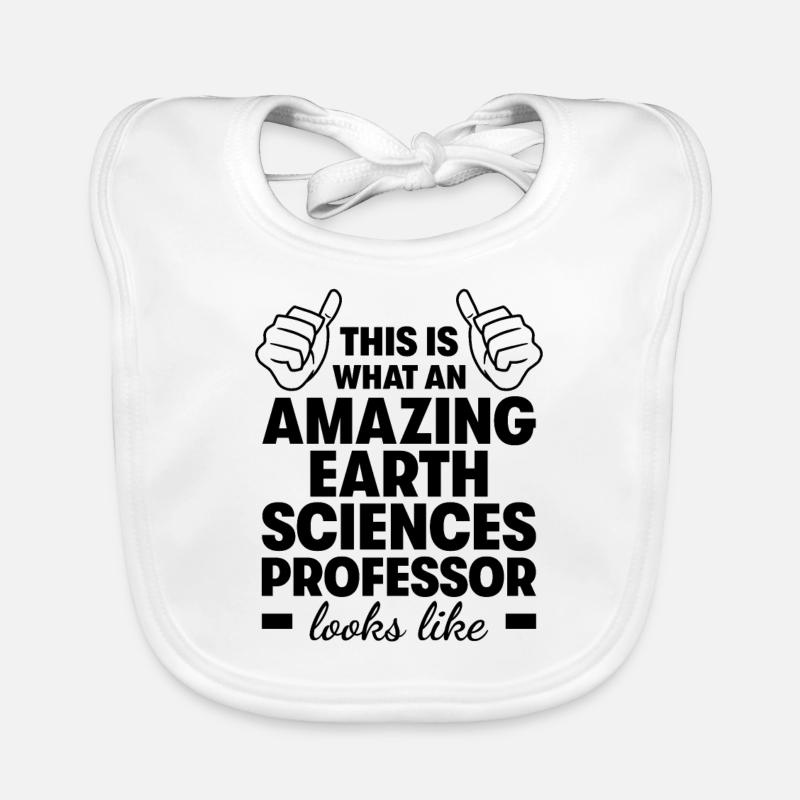 Incroyable professeur de sciences de la Terre Bavoir bio Bébé