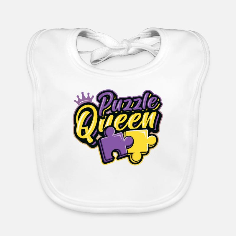 Puzzle Queen Jeu de puzzle Bavoir bio Bébé