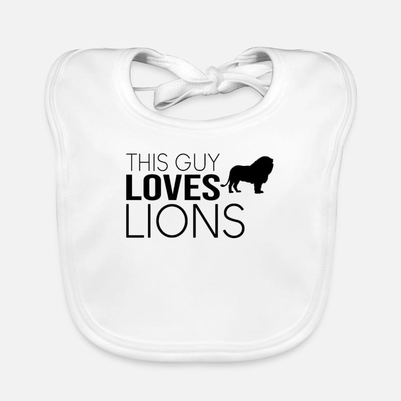 Type Lion Dicton Bavoir bio Bébé