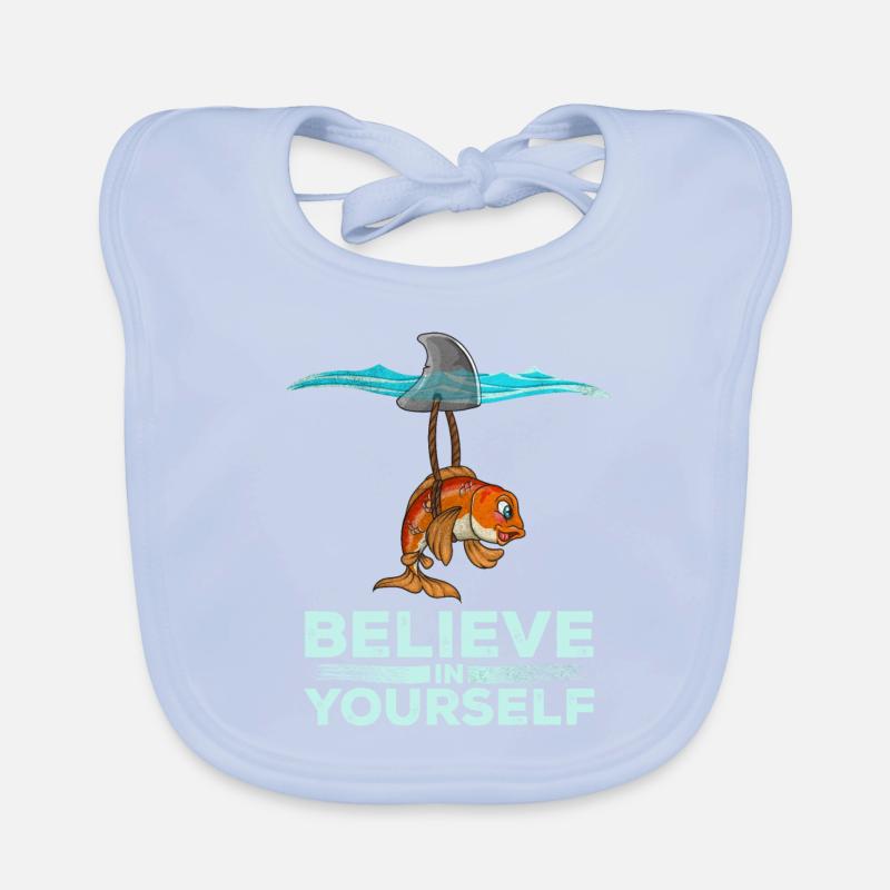 Requin de motivation Bavoir bio Bébé