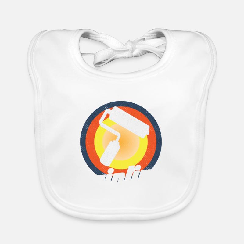 Painter Gift Painting Artist Master Painter Organic Baby Bibs