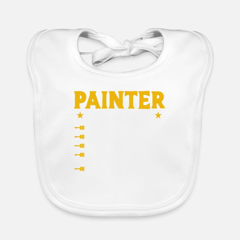 Painter Gift Painting Artist Master Painter Organic Baby Bibs