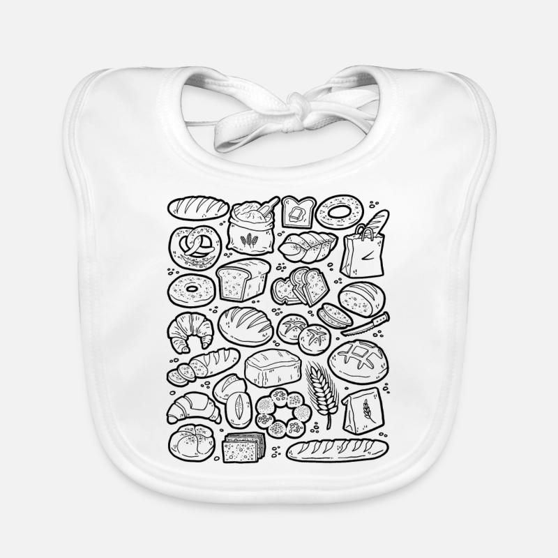 Cuisson du pain Bavoir bio Bébé