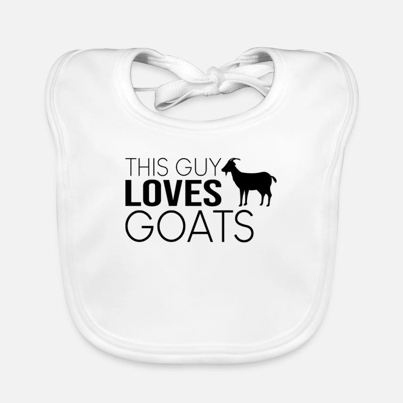 Type Chèvre Dicton Bavoir bio Bébé
