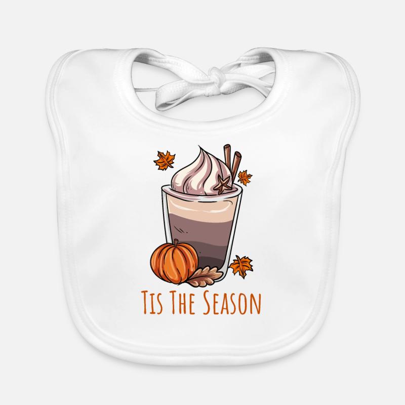 Amateurs de café automne Bavoir bio Bébé
