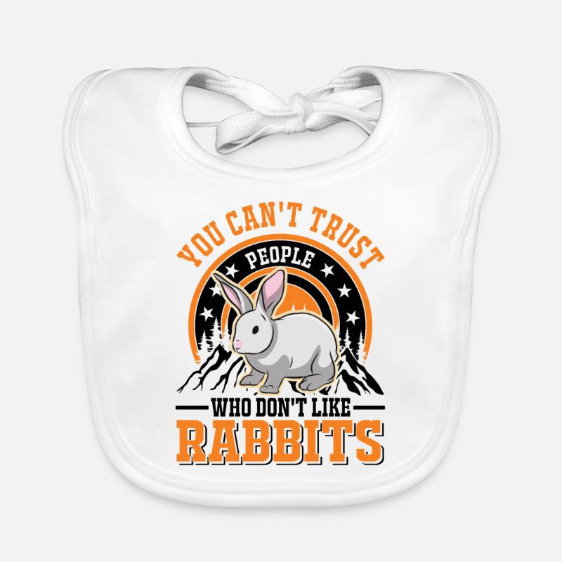 Lapin Lapin Lapin Lapin Bavoir bio Bébé
