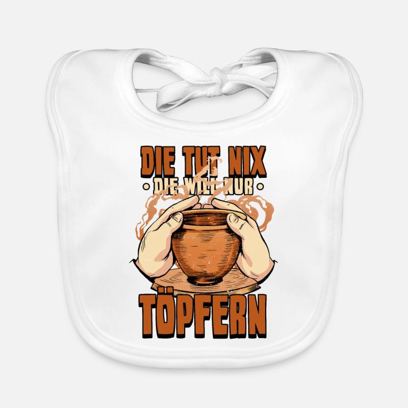 Töpfern Baby Bio-Lätzchen