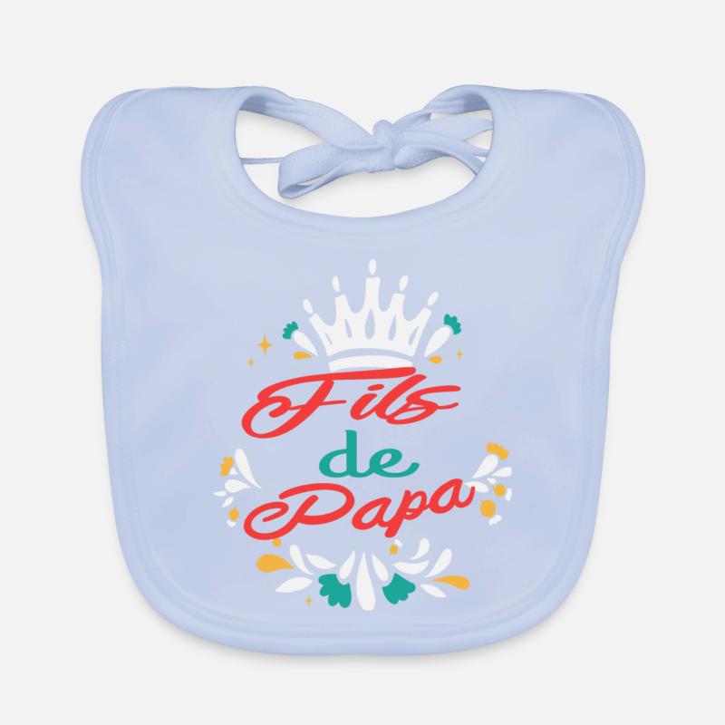 Fils de papa Bavoir bio Bébé