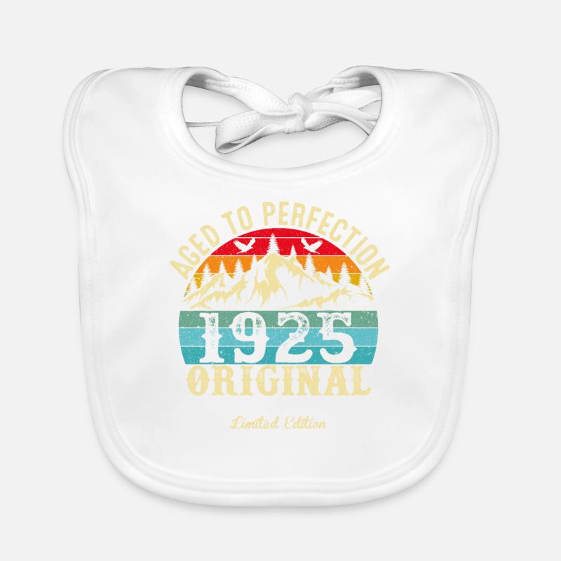Aged to perfection 1925 Original Organic Baby Bibs