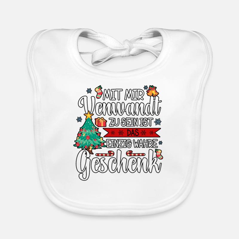 Weihnachten Baby Bio-Lätzchen